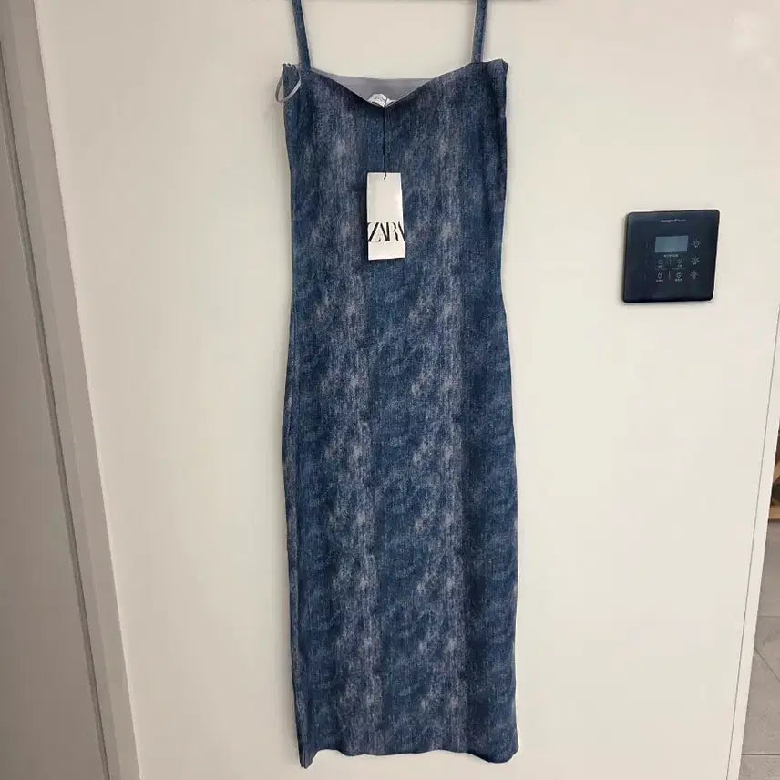 [SOLD OUT] 새상품 자라 뷔스티에 나염 롱원피스