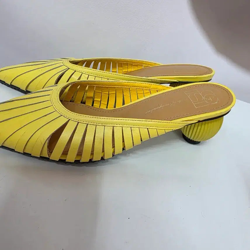 [BUNJANG] Egoist Slingback Yellow Slingback Shoes / 에고이스트 슬링백