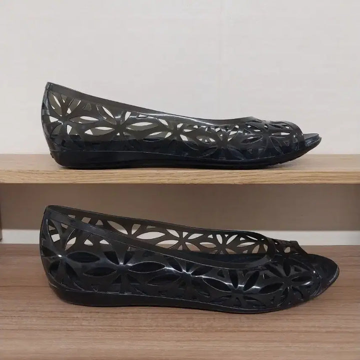 [SOLD OUT] 여성 크록스 이사벨라2 젤리 플랫슈즈 ( W7 / 240 )