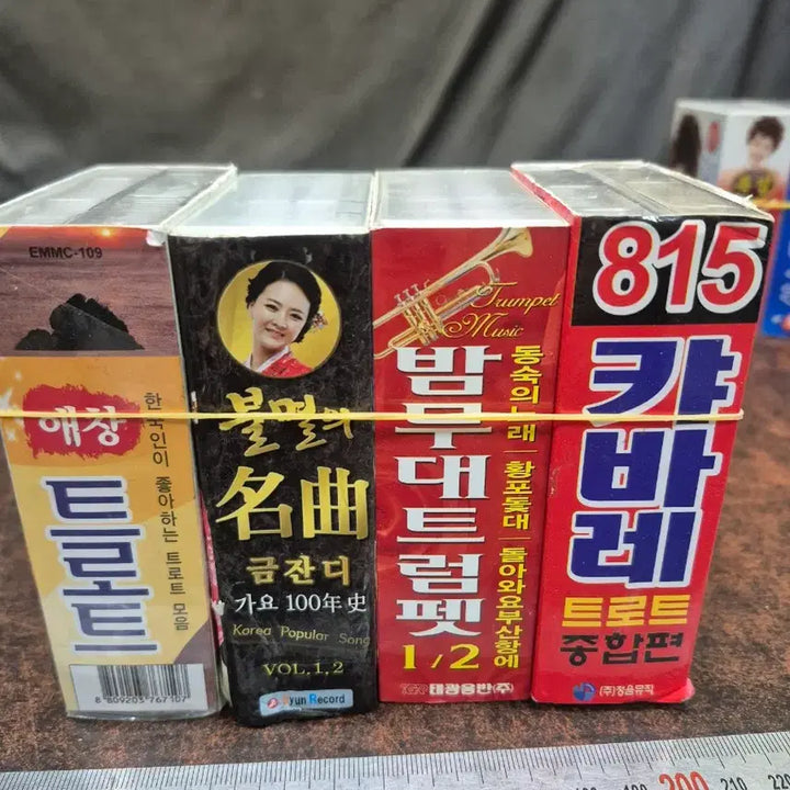 [BUNJANG] 1990-2000s Korean Trot Music Cassette Tape Bundle Set / 1990-2000년 트로트 가요 뽕짝 카세트 테이프30점