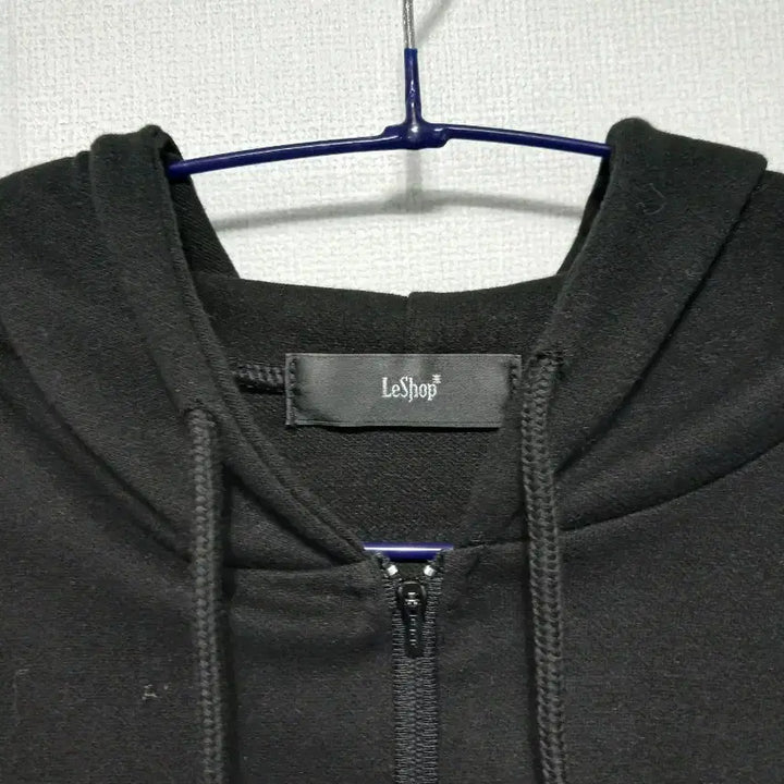 [BUNJANG] Le Shop Black Hooded Long Dress / Le shop  블랙 후드 롱 원피스