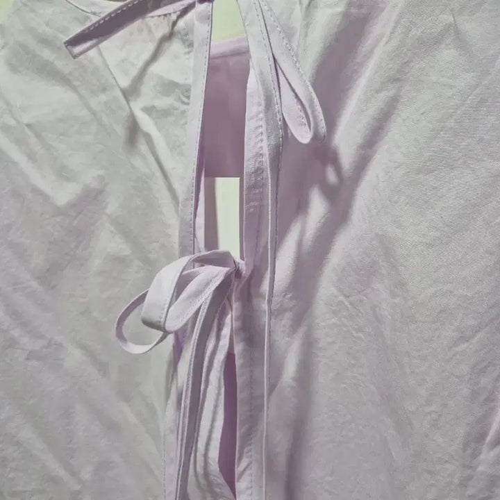 [BUNJANG] Lavender Puff Sleeve Blouse / (타임세일)(새상품) 라벤더 퍼프 블라우스