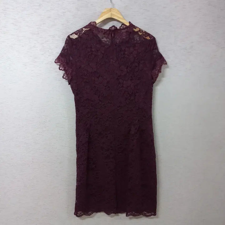 [BUNJANG] The Izzat Collection Wine Lace Dress Women / B4-17/더아이잗컬렉션 와인색 레이스 원피스 여성