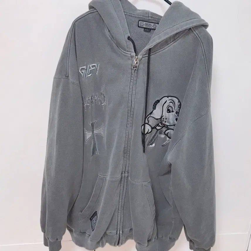 [BUNJANG] Galfy Nekomi Mimi Hooded Zip-up Jacket / galfy 갈피 네코미미 후드집업 파카 지뢰계 서브컬쳐