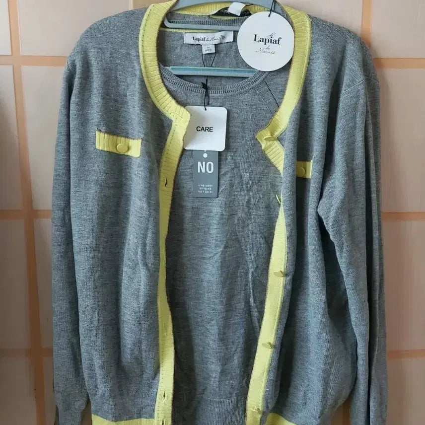 [BUNJANG] Laplaf de Macaroon Cardigan Set 95 (fits 77) - New / Laplaf de Macaroon 가디건 세트 95(77사이즈) 새상품