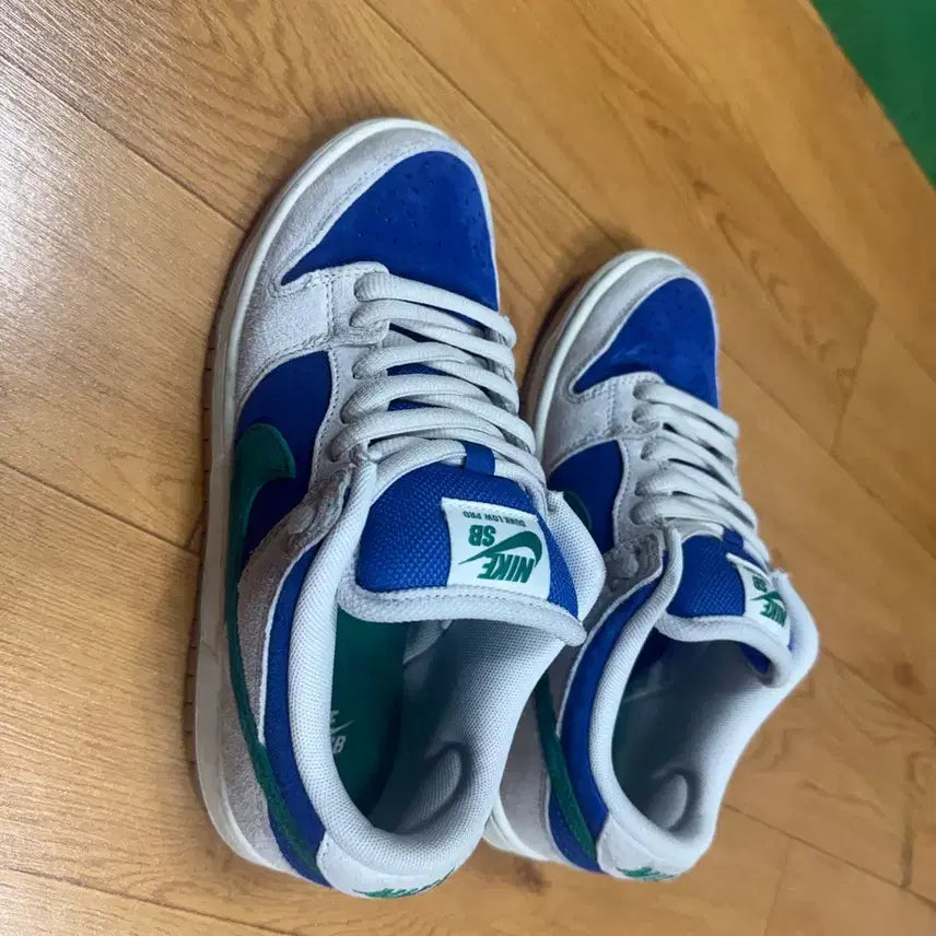[SOLD OUT] 나이키 SB 덩크 로우 말라카이트/블루 240