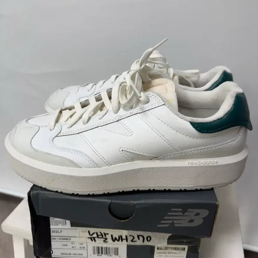 [BUNJANG] New Balance CT302 Sea Salt Sneakers / 뉴발란스 CT302 씨 솔트 (270/그린)