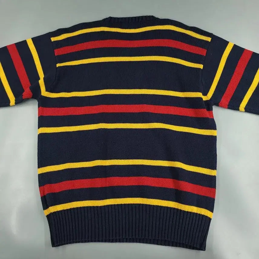 [SOLD OUT] 폴로랄프로렌 일경 90s 네이비 레드 옐로우 배색 스트라이프패턴 레드포니