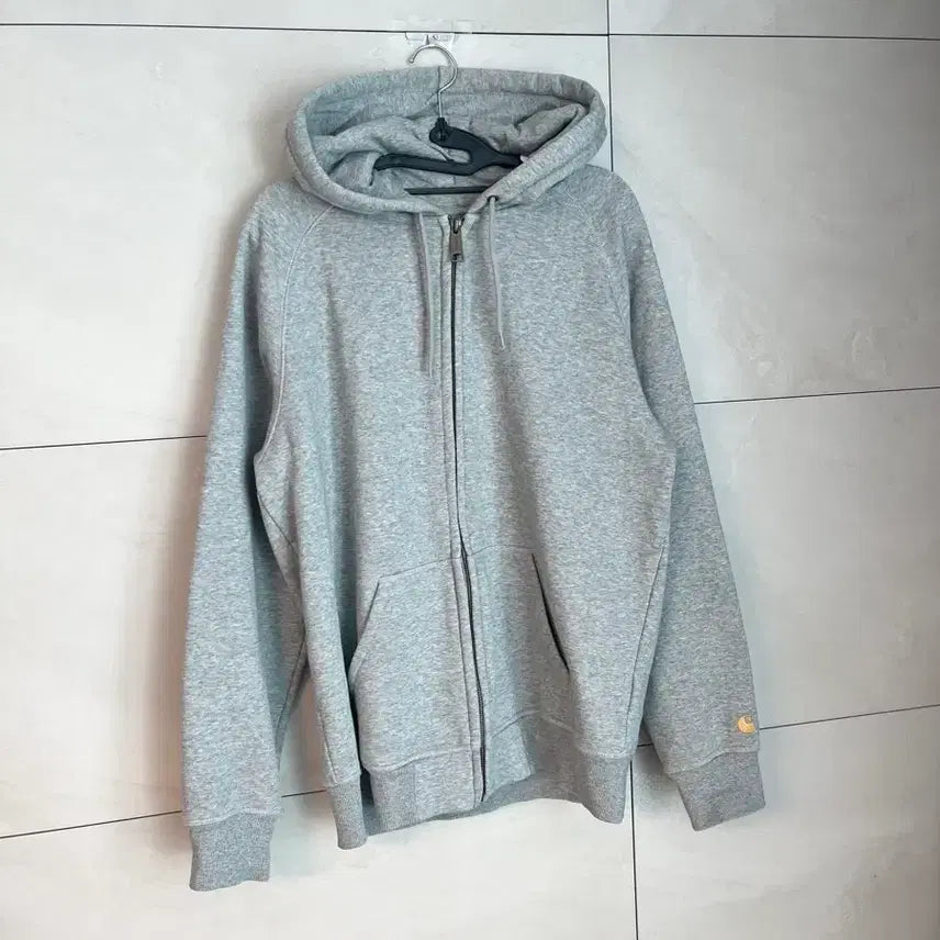 [BUNJANG] Carhartt Gray Hoodie Zip-up (M) / 칼하트 그레이 후드집업 (M)