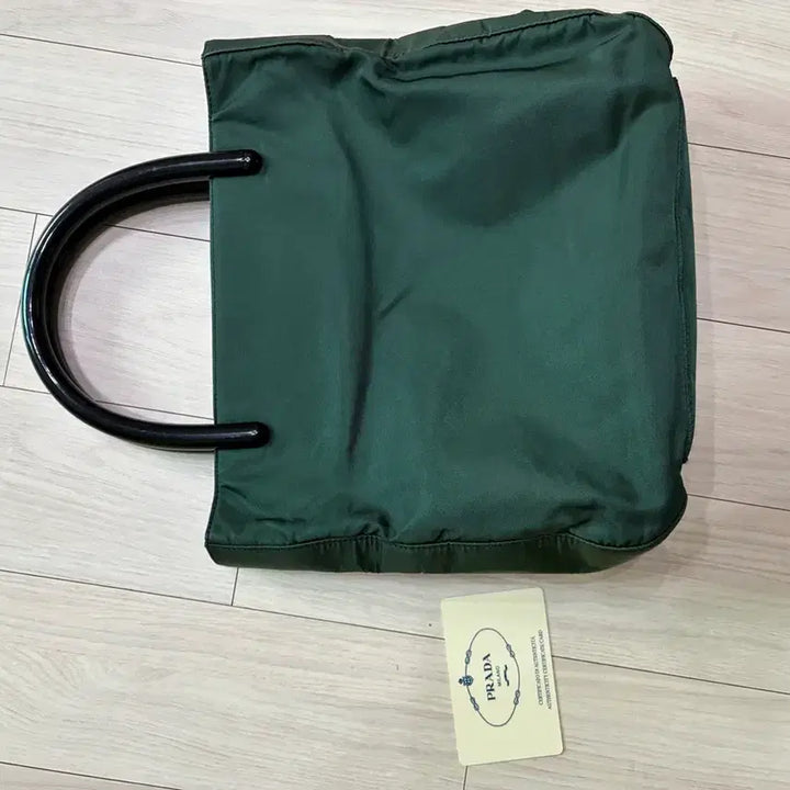 [SOLD OUT] Prada 프라다 다크그린 나일론 테수토 미니 토트백 게런티 카드 포함