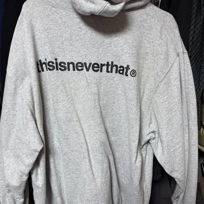 [SOLD OUT] 디스이즈네버댓 회색 후드티