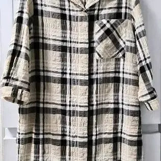 [SOLD OUT] 베네통 체크 셔츠 원피스 원사이즈