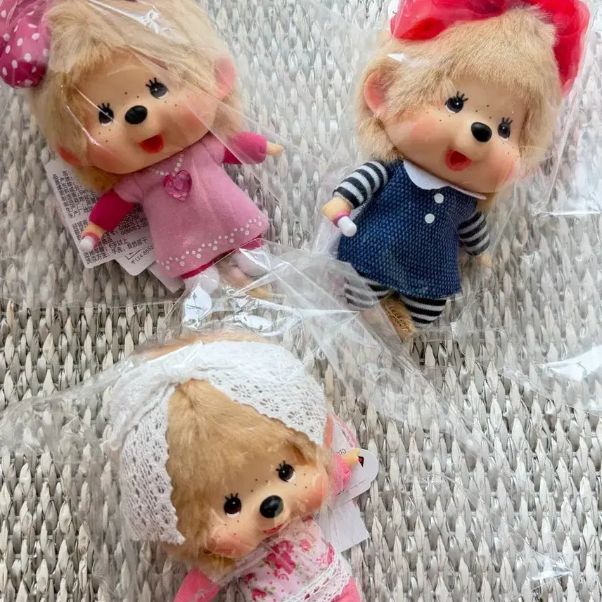 [BUNJANG] Hong Kong Limited Edition Monchhichi Big Head Doll Keyring / 홍콩 한정 빅헤드 몬치치 인형키링 새상품