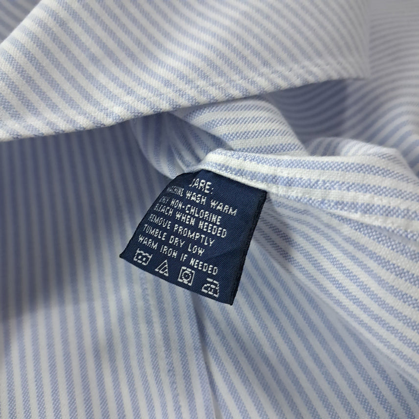 [SOLD OUT] CK272 XL 폴로 슬림핏 클래식블루 스트라이프 셔츠 남방