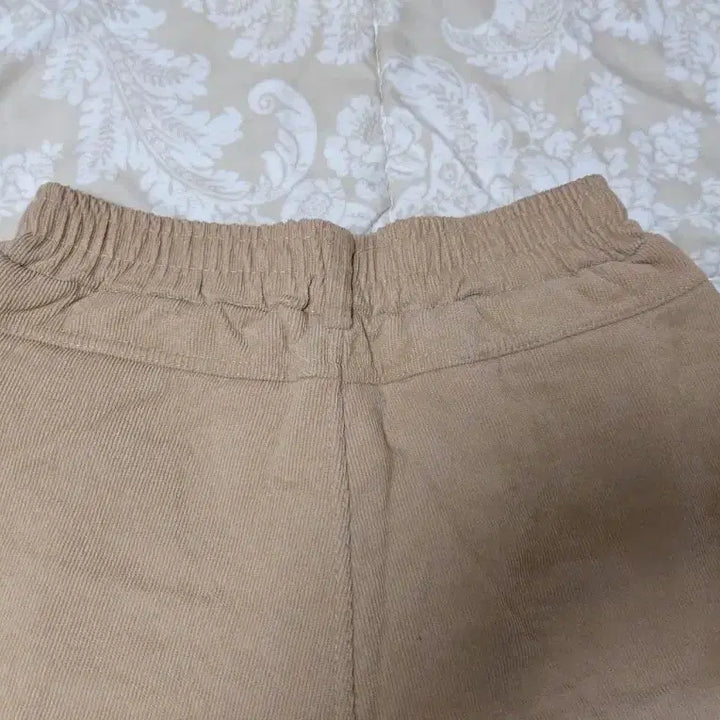 [BUNJANG] Beige Corduroy Bending Pants / 베이지 코듀로이 밴딩 바지 (66~날씬77)