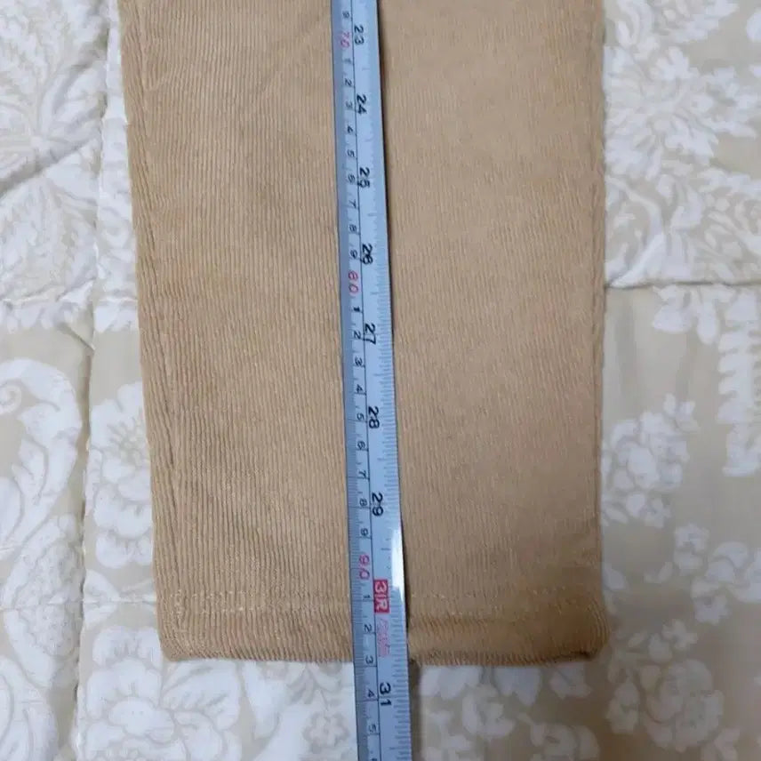 [BUNJANG] Beige Corduroy Bending Pants / 베이지 코듀로이 밴딩 바지 (66~날씬77)