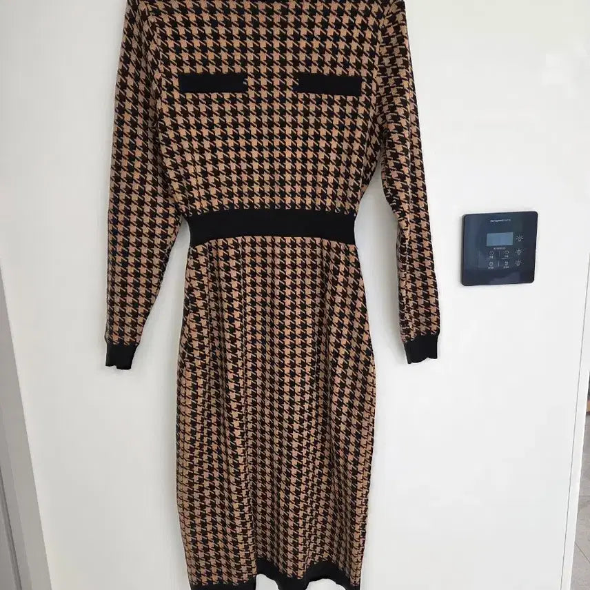 [BUNJANG] MARANT Houndstooth Knit Dress / MARANT 하운드체크 니트 원피스