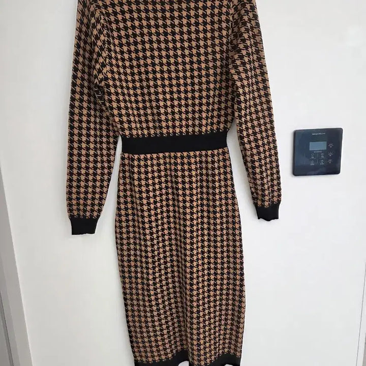 [BUNJANG] MARANT Houndstooth Knit Dress / MARANT 하운드체크 니트 원피스