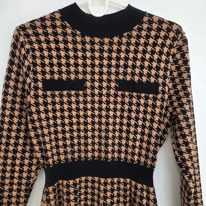 [BUNJANG] MARANT Houndstooth Knit Dress / MARANT 하운드체크 니트 원피스