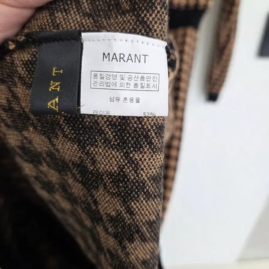 [BUNJANG] MARANT Houndstooth Knit Dress / MARANT 하운드체크 니트 원피스