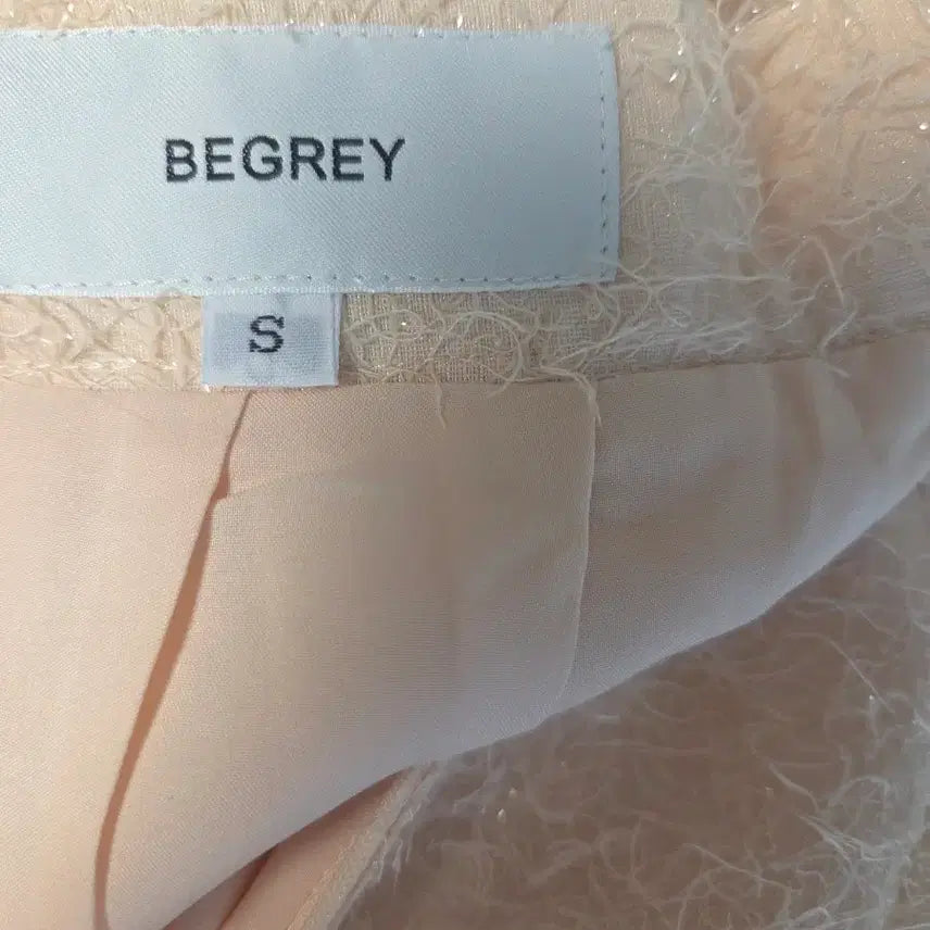 [BUNJANG] BEGREY Pink Tweed Skirt S / BEGREY 핑크 트위드 스커트 S