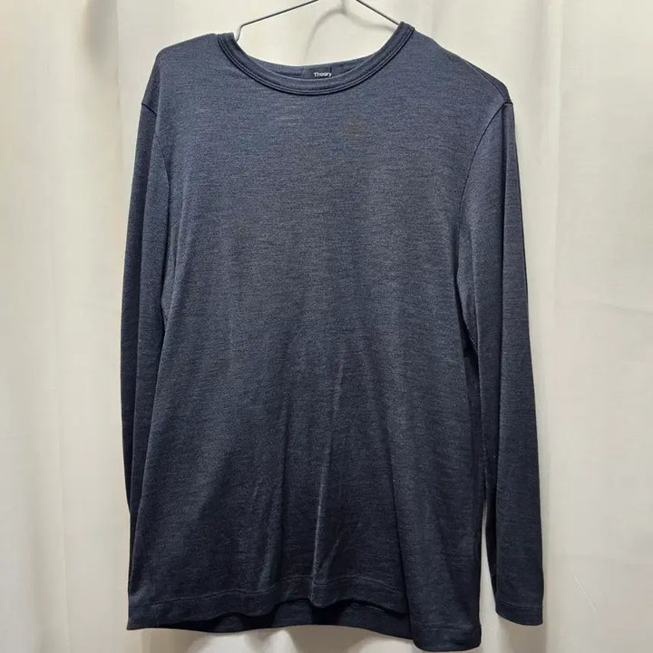 [BUNJANG] Theory Charcoal Gray Long Sleeve T-Shirt / [Theory] 띠어리 남성용 롱슬리브 티셔츠띠어리(Theory)