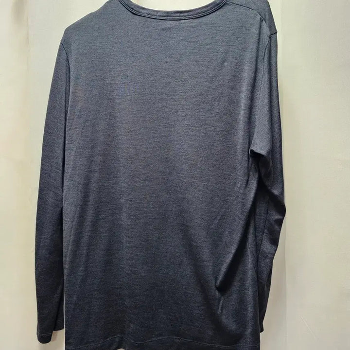 [BUNJANG] Theory Charcoal Gray Long Sleeve T-Shirt / [Theory] 띠어리 남성용 롱슬리브 티셔츠띠어리(Theory)