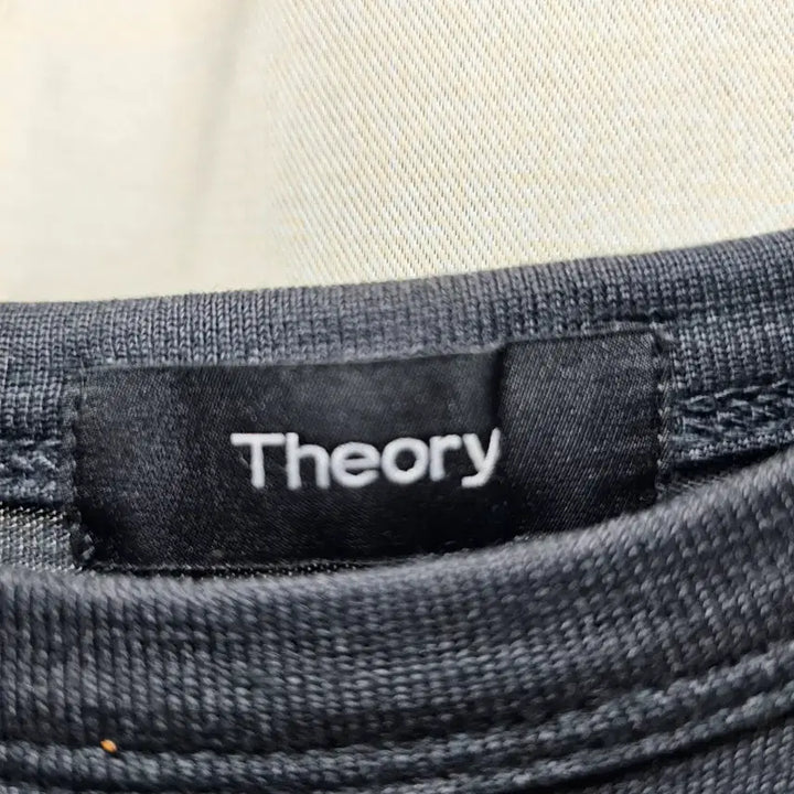 [BUNJANG] Theory Charcoal Gray Long Sleeve T-Shirt / [Theory] 띠어리 남성용 롱슬리브 티셔츠띠어리(Theory)