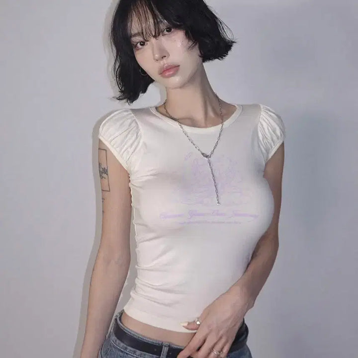 [BUNJANG] PaleJade Angel Puff Tee / 원가 33,000) 페일제이드 엔젤 퍼프 티