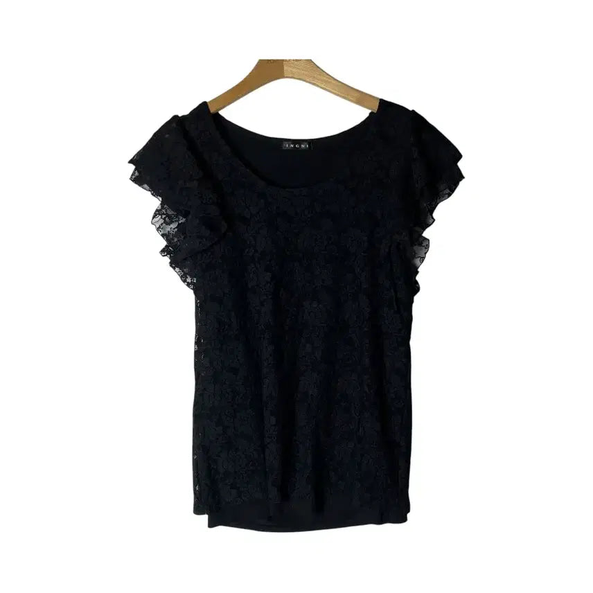 [BUNJANG] INGNI Lace-up Short Sleeve Top / [INGNI] 잉그니 레이스업 반소매 탑