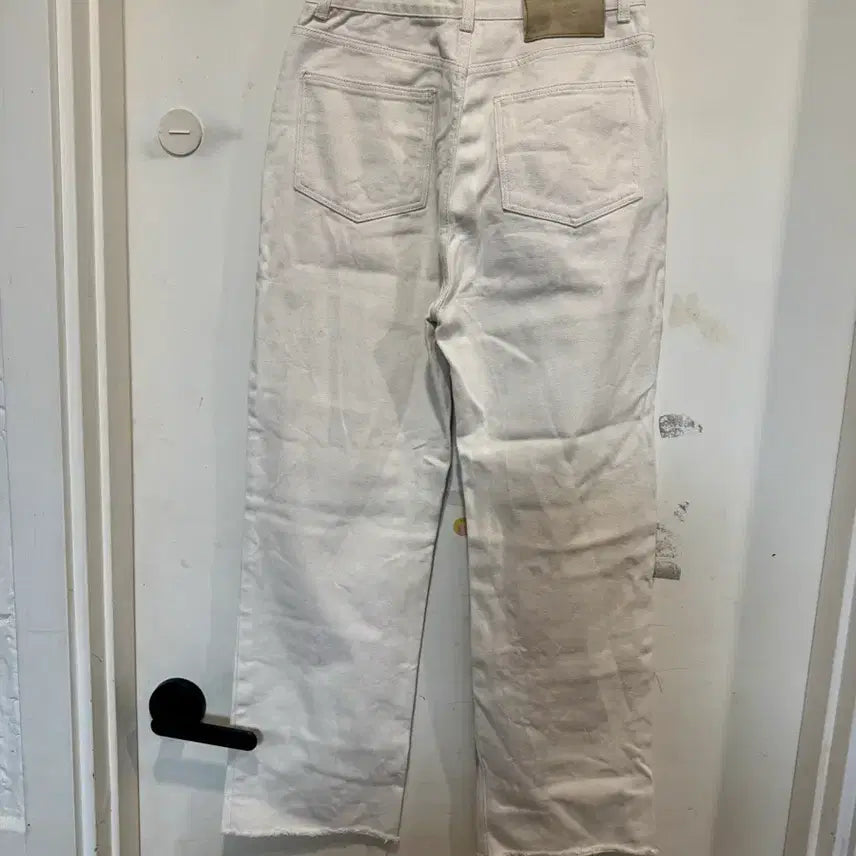 [BUNJANG] RECTO Cream Denim Pants / RECTO 렉토 크림 데님 팬츠