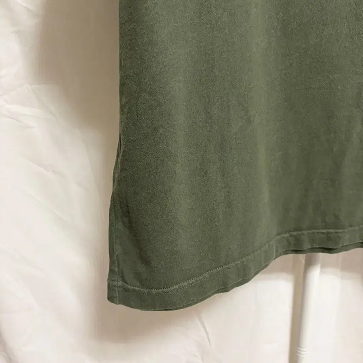 [BUNJANG] Alpha Industries ARMY American Flag Print T-Shirt / 알파인더스트리 ARMY 성조기 프린트 반팔 티셔츠 / 올리브, L