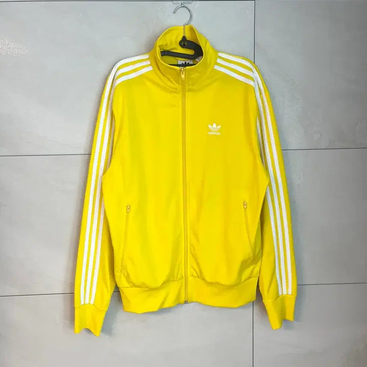 [BUNJANG] Adidas Firebird Yellow Jersey [XL] / 아디다스 파이어버드 져지 옐로우 [XL]
