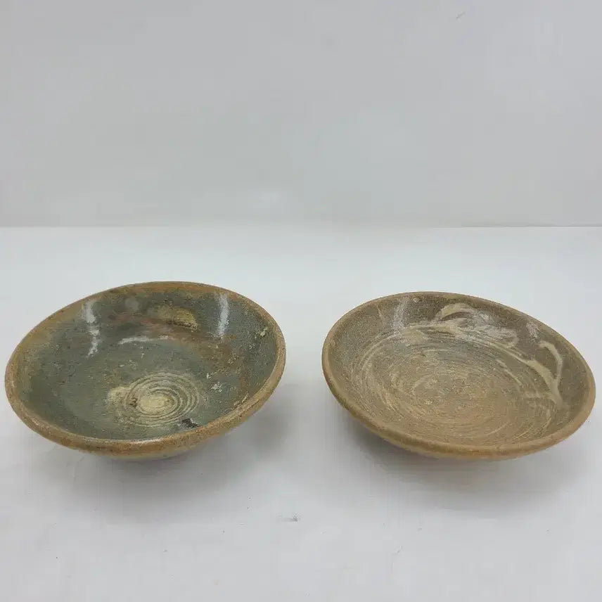 [BUNJANG] Vintage Porcelain Plate Set / 빈티지 도자기 접시 2개 세트