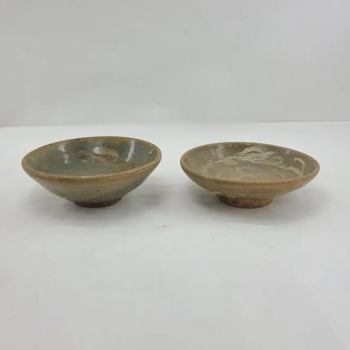 [BUNJANG] Vintage Porcelain Plate Set / 빈티지 도자기 접시 2개 세트