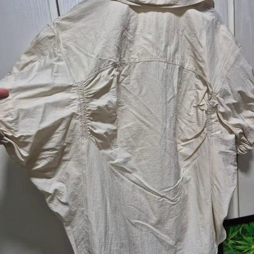 [BUNJANG] Day Beige Short Sleeve Blouse / (타임세일)(새상품)Day 베이지 반팔 블라우스