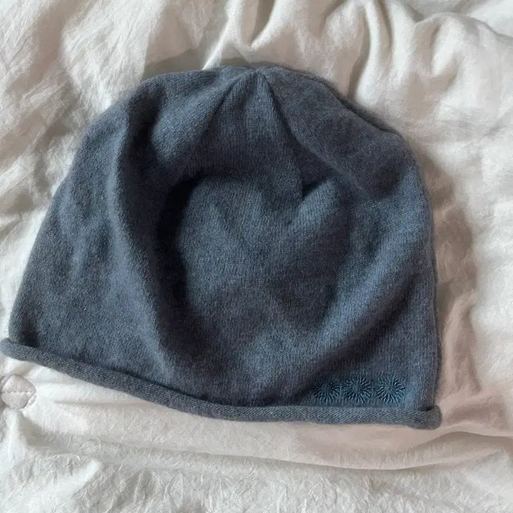 [BUNJANG] 999 Humanity Overfit Roll Beanie Indie Blue / 999휴머니티 오버핏 롤 비니 인디블루