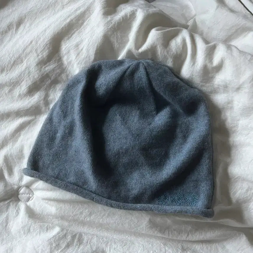 [BUNJANG] 999 Humanity Overfit Roll Beanie Indie Blue / 999휴머니티 오버핏 롤 비니 인디블루