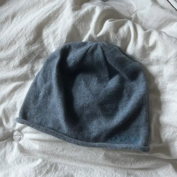 [BUNJANG] 999 Humanity Overfit Roll Beanie Indie Blue / 999휴머니티 오버핏 롤 비니 인디블루