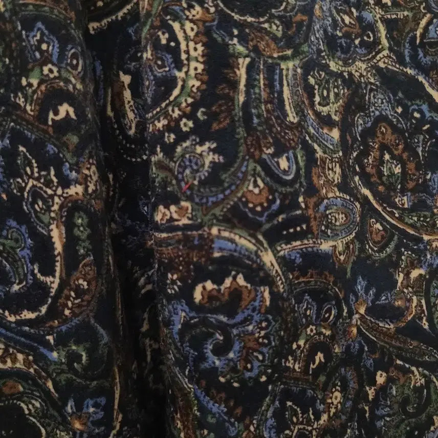 [BUNJANG] Paisley Print Long Skirt / 페이즐리 밴딩 롱스커트