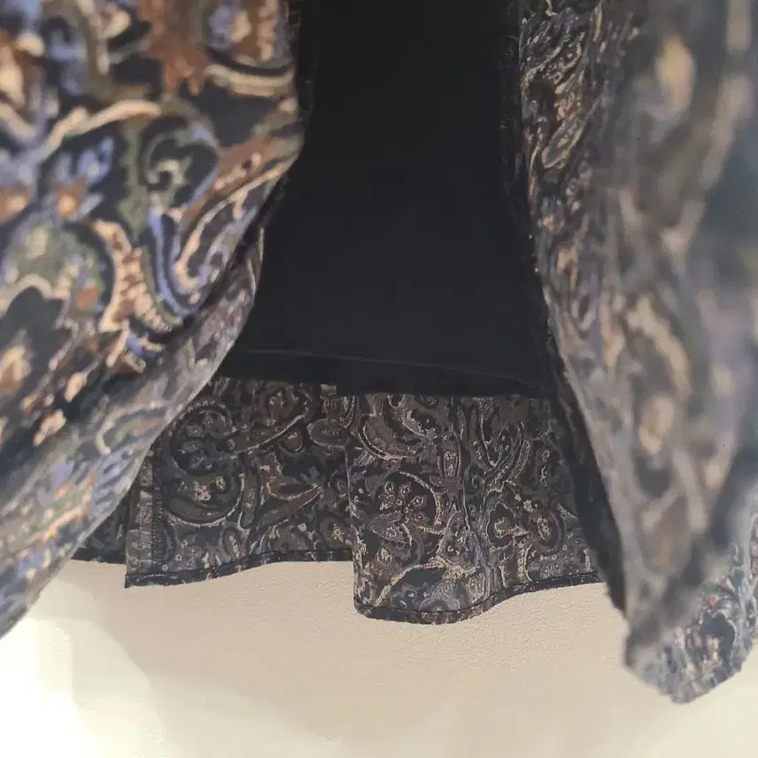 [BUNJANG] Paisley Print Long Skirt / 페이즐리 밴딩 롱스커트