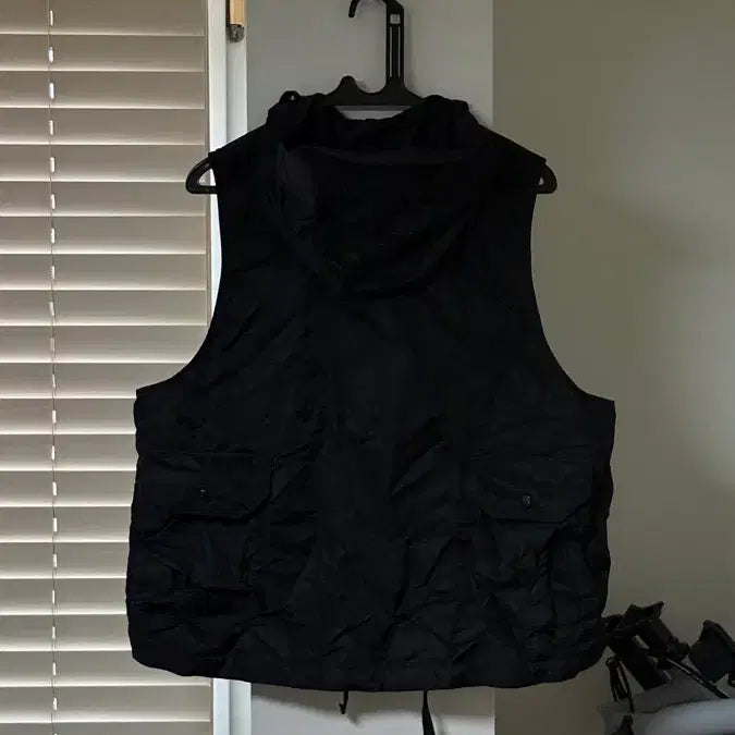 [BUNJANG] Engineered Garments Field Vest (Nylon) M - Black / 엔지니어드 가먼츠 필드 베스트(나일론) M 블랙 색상