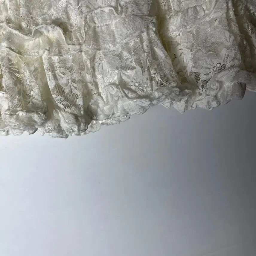 [SOLD OUT] [Tralala] 트랄라라 레이스 러플 미니스커트
