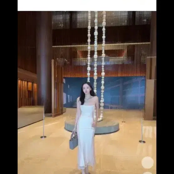 [BUNJANG] Blanc En Noir Pink Peach Dress / 블랑에누아 핑크피치드레스