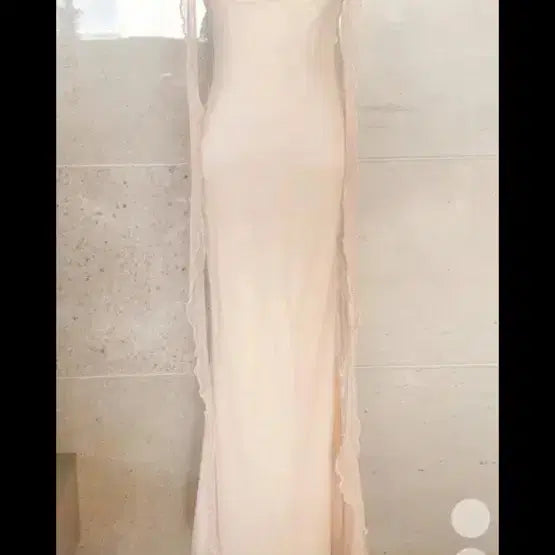 [BUNJANG] Blanc En Noir Pink Peach Dress / 블랑에누아 핑크피치드레스