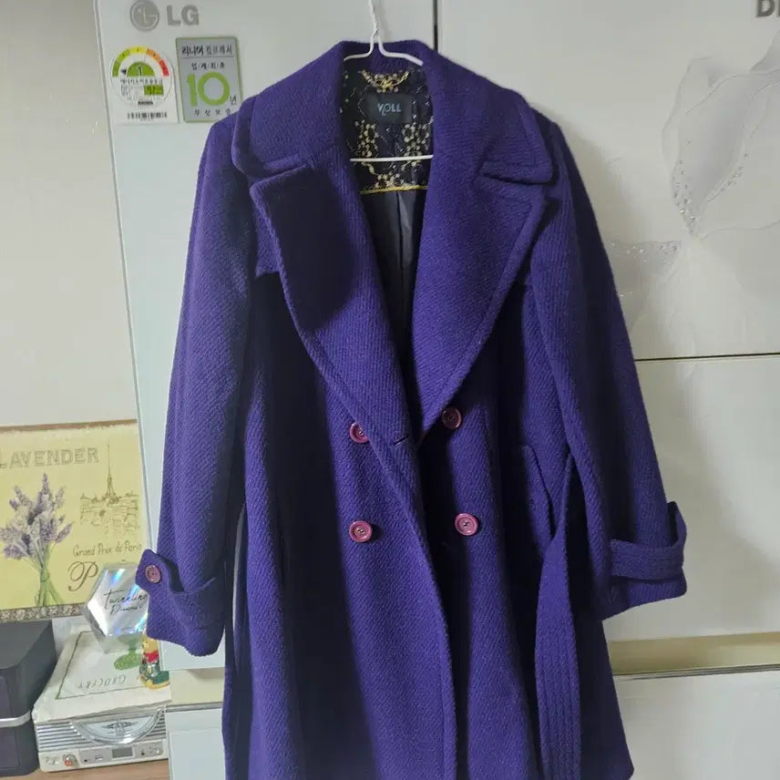 [BUNJANG] VOLL Purple Wool Coat (Size 77) / VOLL  퍼플 울 코트77