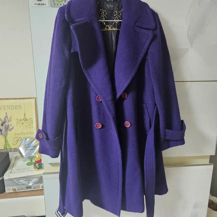 [BUNJANG] VOLL Purple Wool Coat (Size 77) / VOLL  퍼플 울 코트77