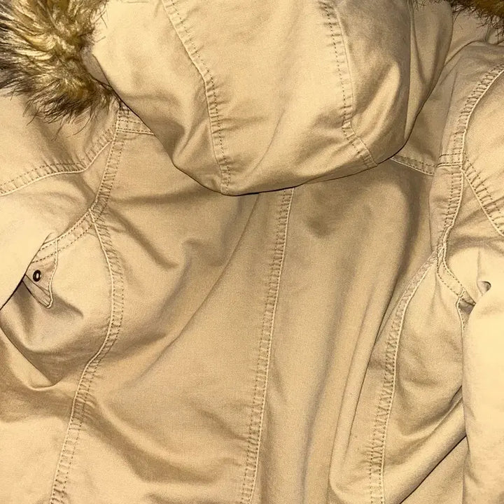 [BUNJANG] Hollister Fur Hooded Jumper / 홀리스터  퍼 후드 점퍼