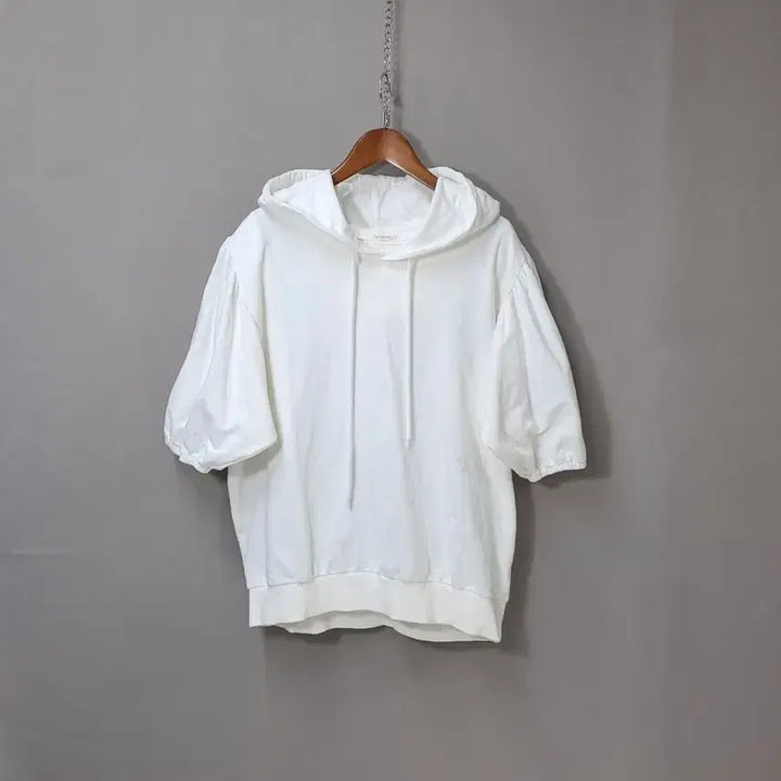 [SOLD OUT] 난닝9 펑키소매 화이트 면 후드티
