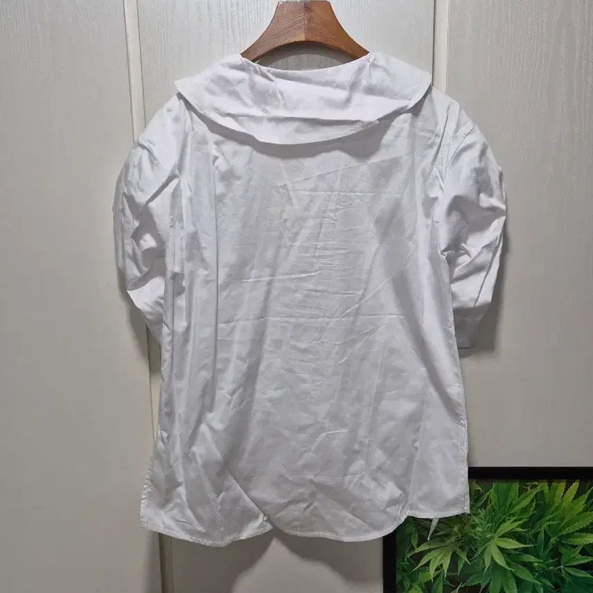 [BUNJANG] RAVI+N White Sailor Blouse / (타임세일)(새상품)RAVI+N 화이트 세일러 블라우스